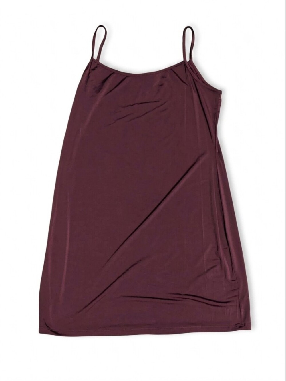 Perch by Blu Pepper Dress NWOT 1XL Burgundy Wine Slip Mini Bodycon 90s Stretch